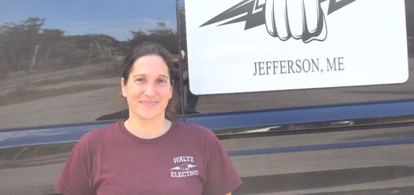 Beginning her electrician's career as a 14-year-old, Breanna Lawrence is now the president of Waltz Electric Inc., a company her father Arthur Waltz founded in 1998. This summer, the father-and-daughter duo switched positions on the company's corporate board. Waltz is now the companys vice president. (Sherwood Olin photo)